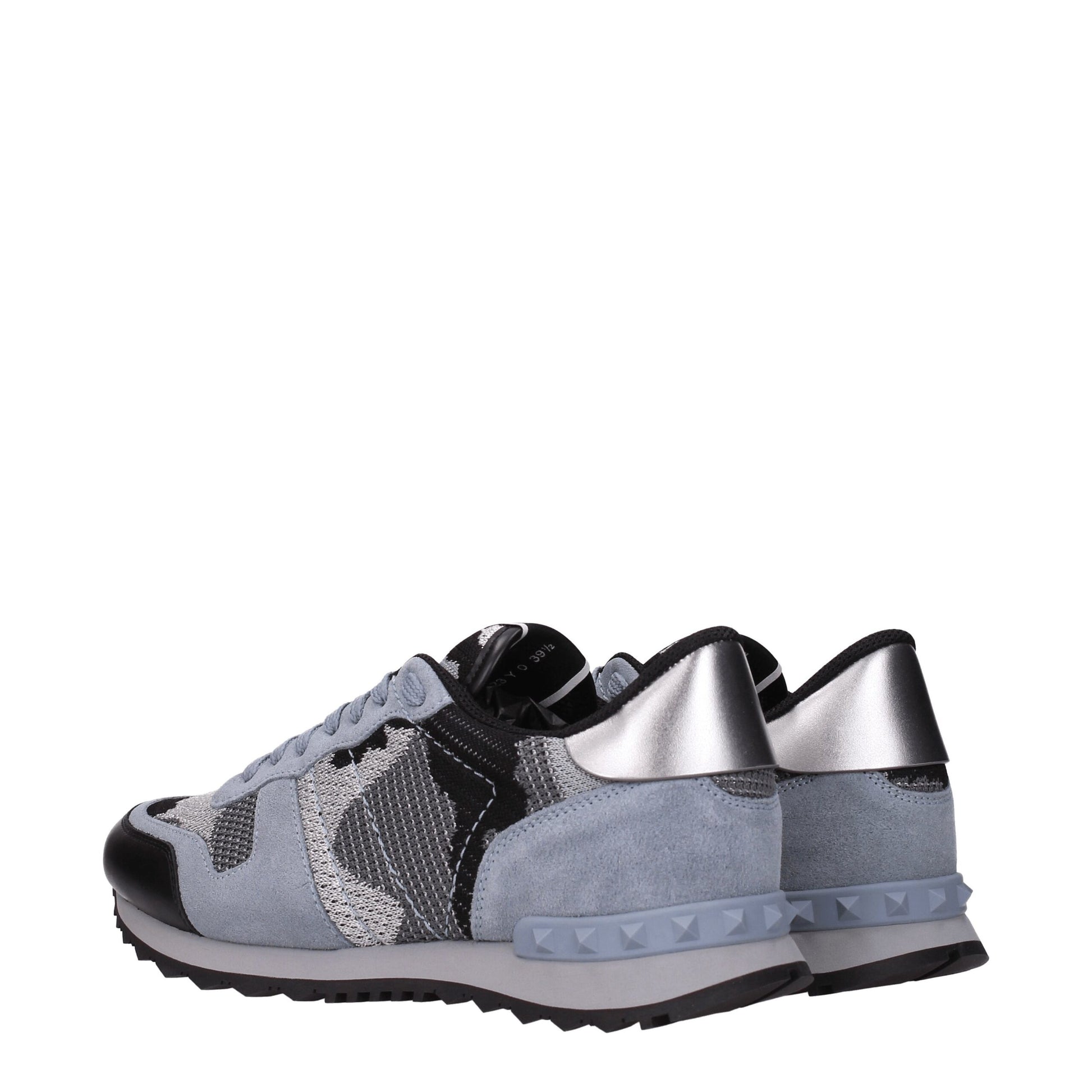 Gray Fabric Athletic Sneakers