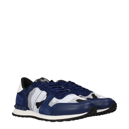 Gray Fabric Athletic Sneakers