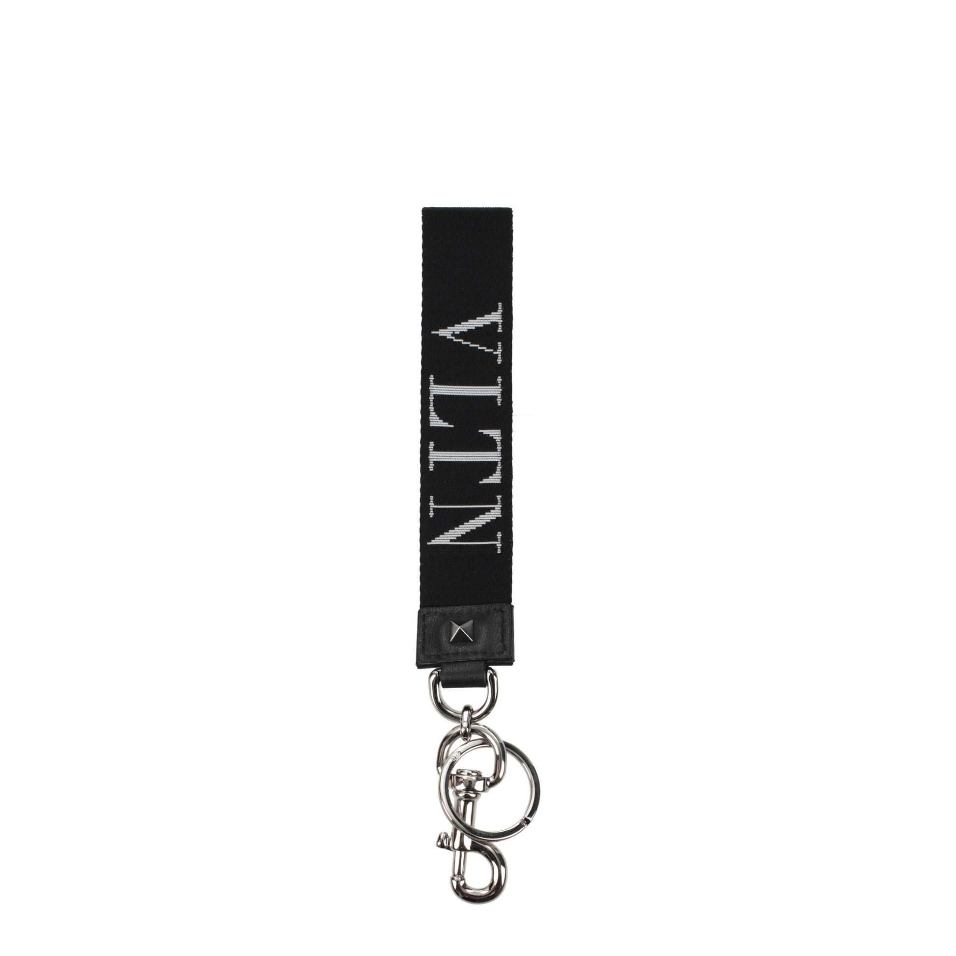 Black Fabric Keychains