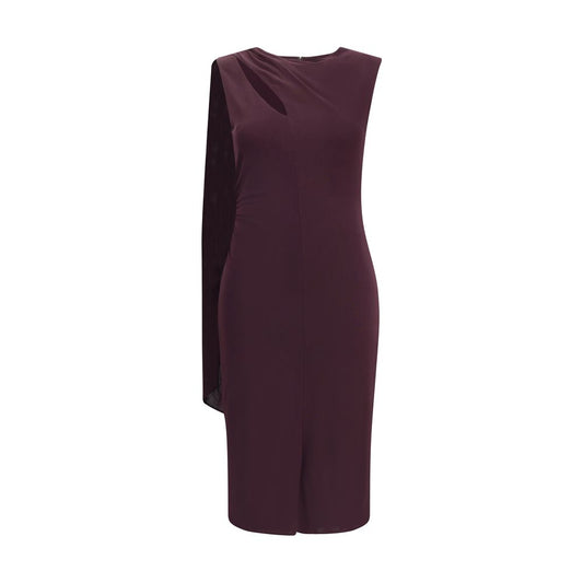 Jersey midi Dress with scarf