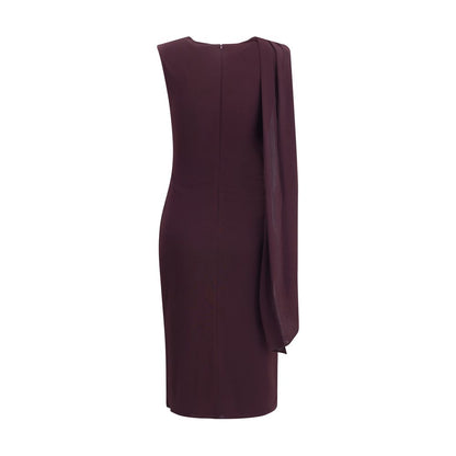 Jersey midi Dress with scarf