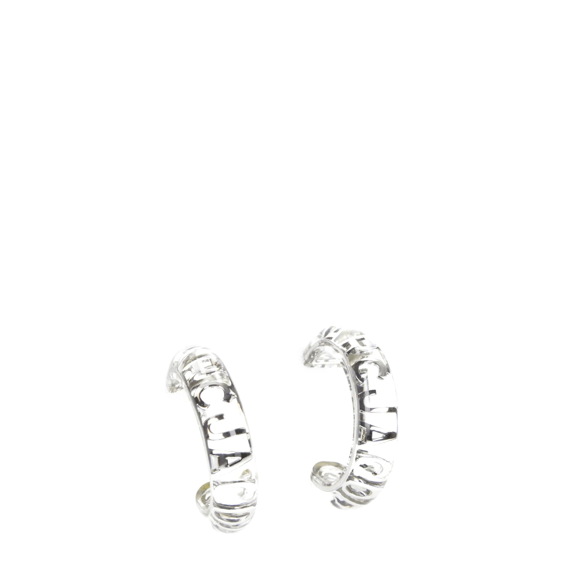 Transparent Plastic Earrings