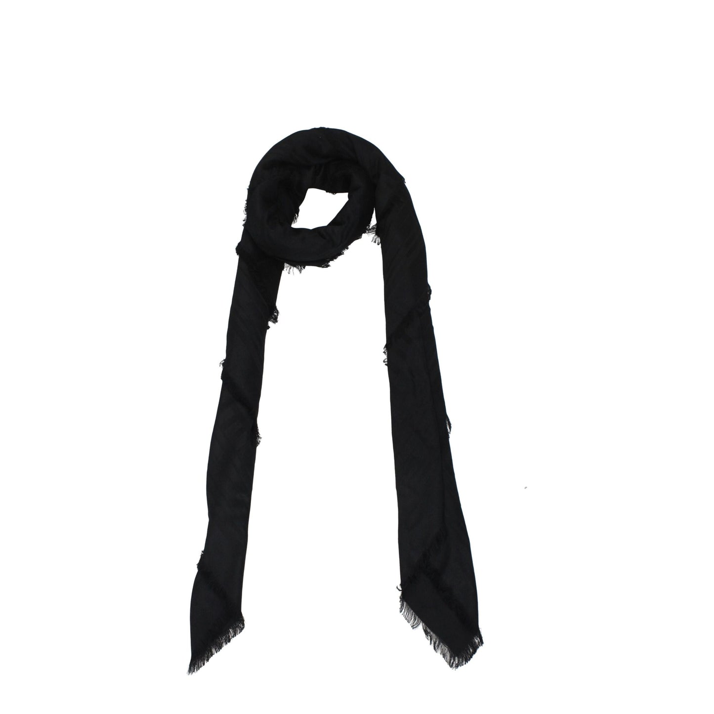Black Viscose Foulards