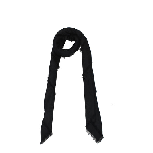 Black Viscose Foulards