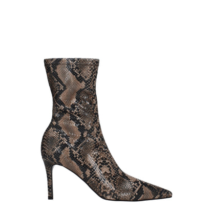 Brown Leather Ankle Boots