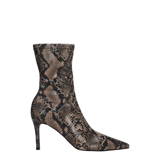 Brown Leather Ankle Boots