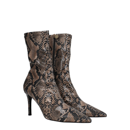 Brown Leather Ankle Boots