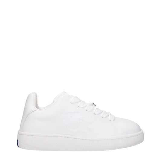 White Leather Low Tops