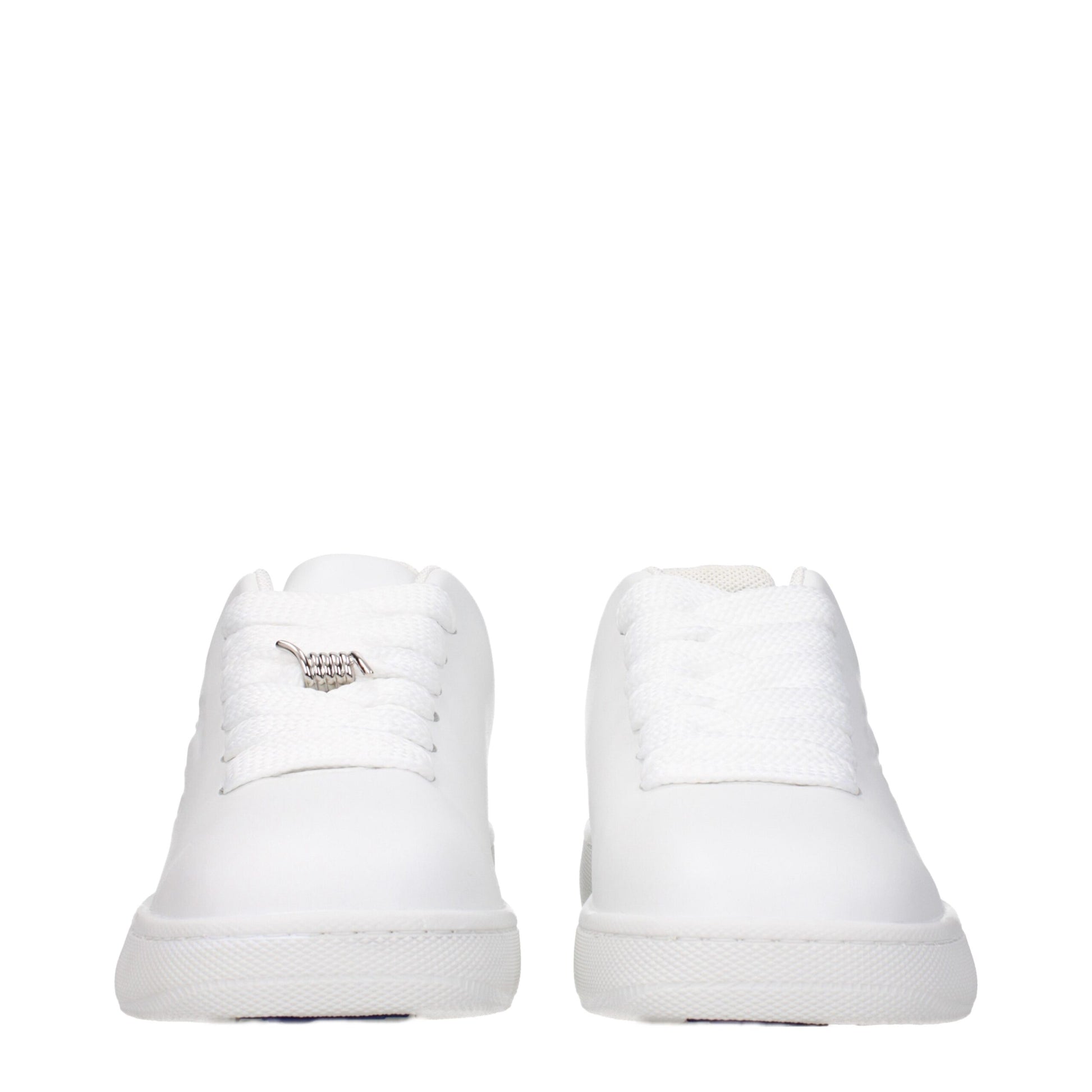 White Leather Low Tops