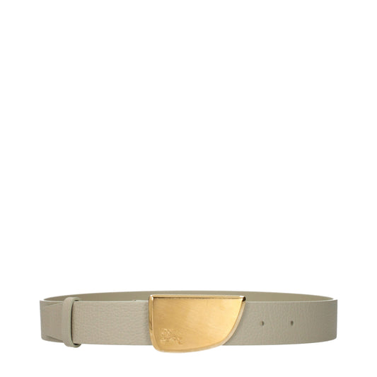 Green Leather Regular Belts