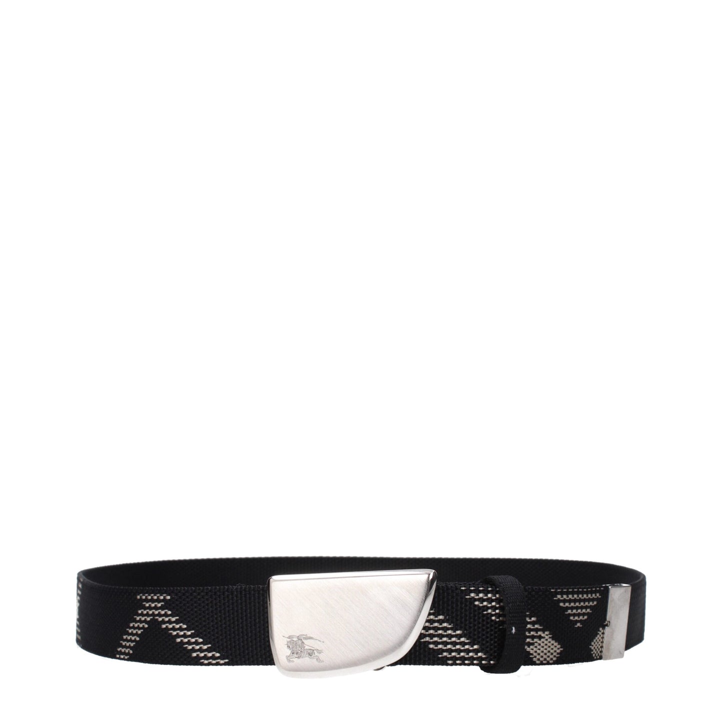 Black Fabric Regular Belts