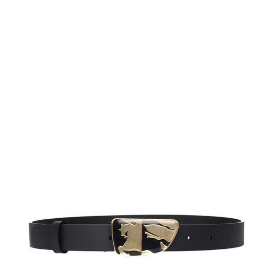 Gray Leather Regular Belts