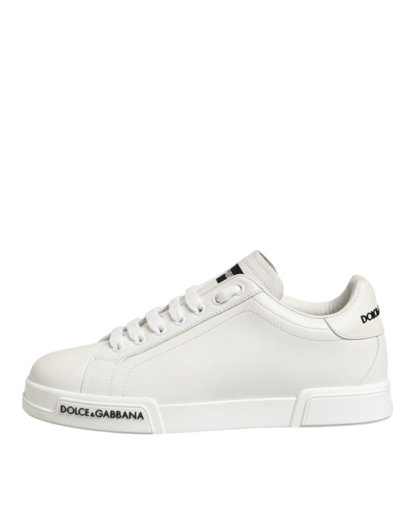 White Portofino Logo Low Top Sneakers Shoes