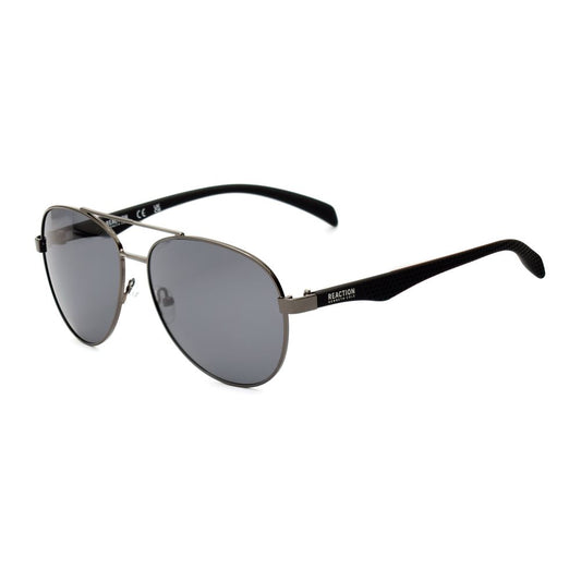 Gafas de sol de metal gris