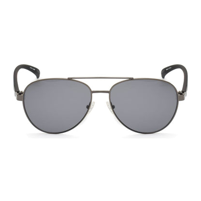 Gafas de sol de metal gris