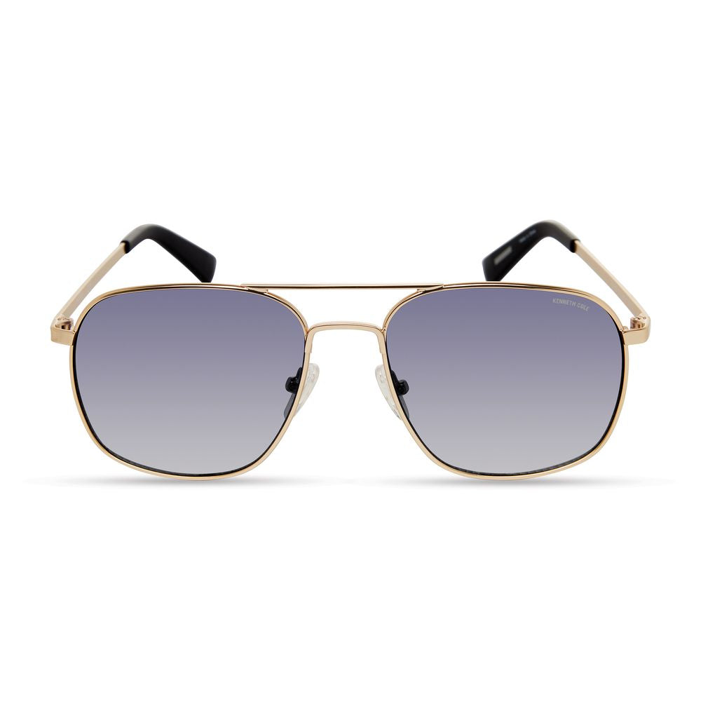 Gafas de sol de metal dorado