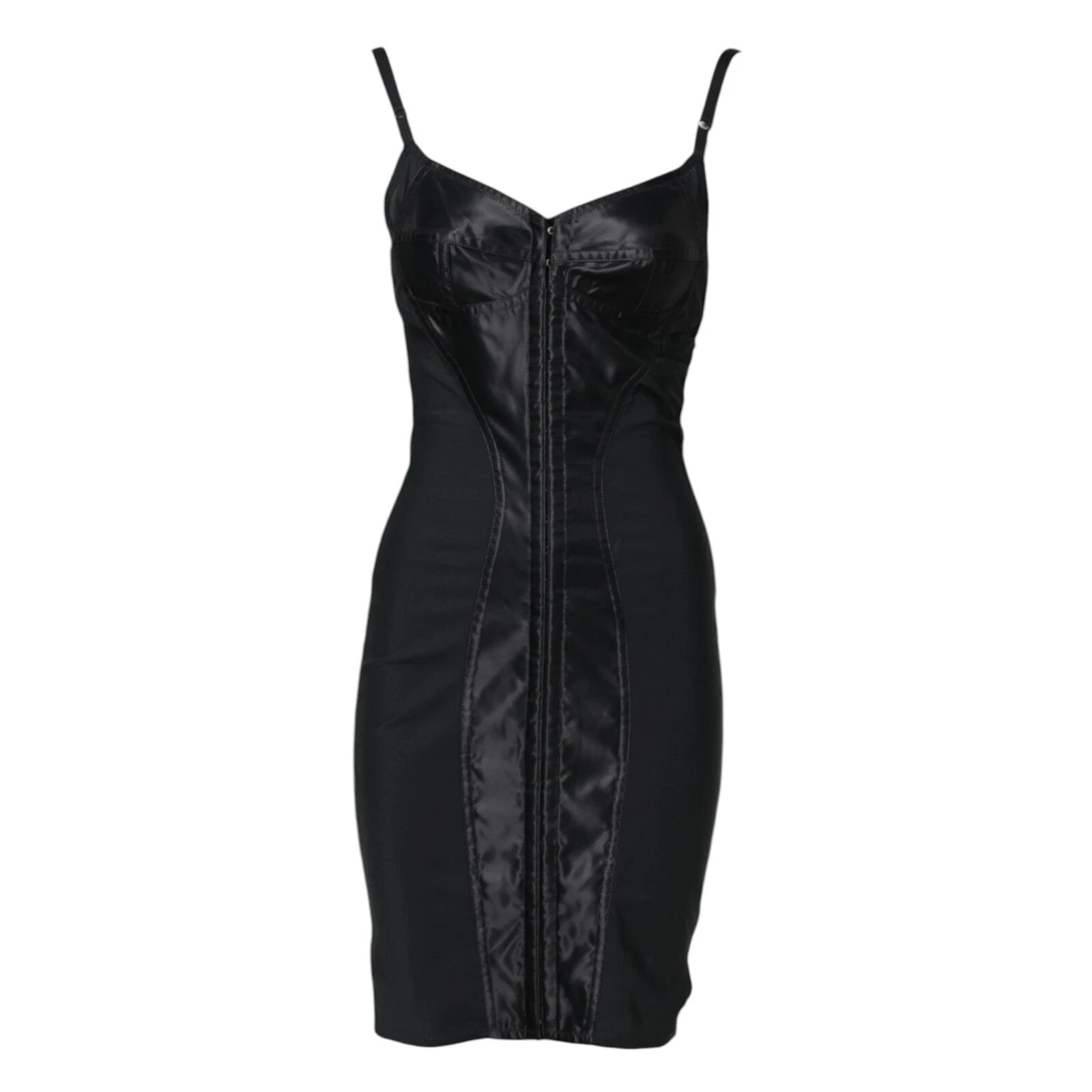 Black Spaghetti Strap Bodycon Sheath Dress
