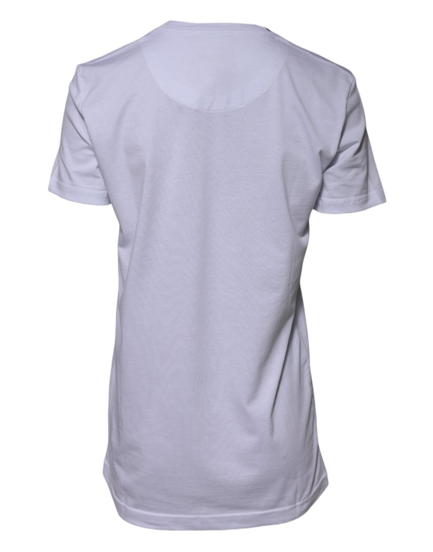 White Cotton Goodluck 2023 Crew NeckT-shirt