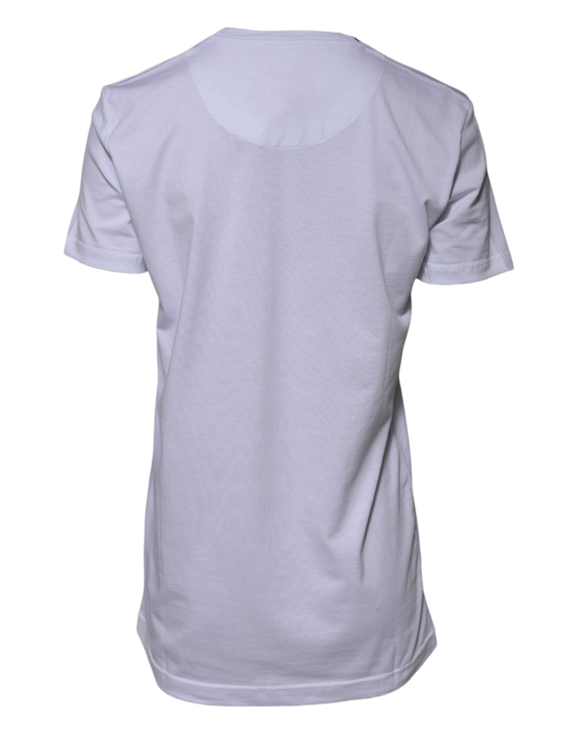 White Cotton Goodluck 2023 Crew NeckT-shirt