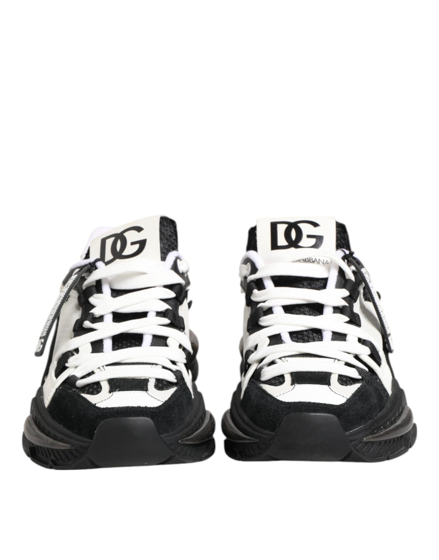 White Black Logo Airmaster Sneakers Shoes