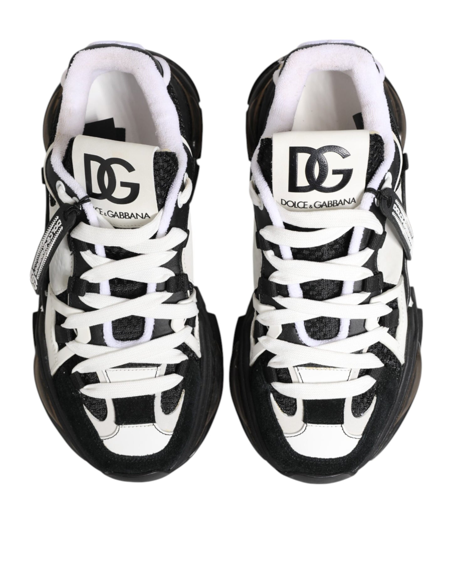 White Black Logo Airmaster Sneakers Shoes