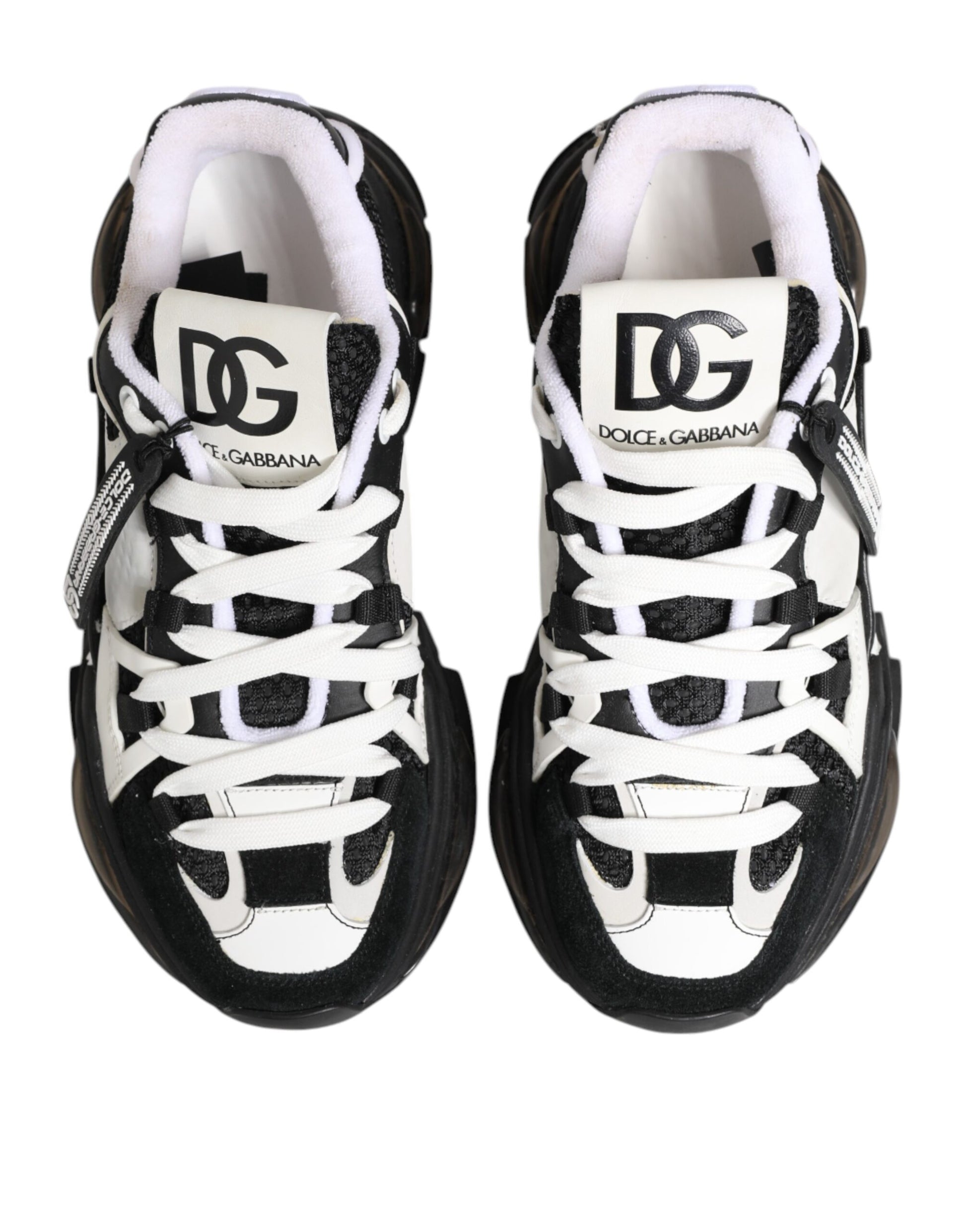 White Black Logo Airmaster Sneakers Shoes