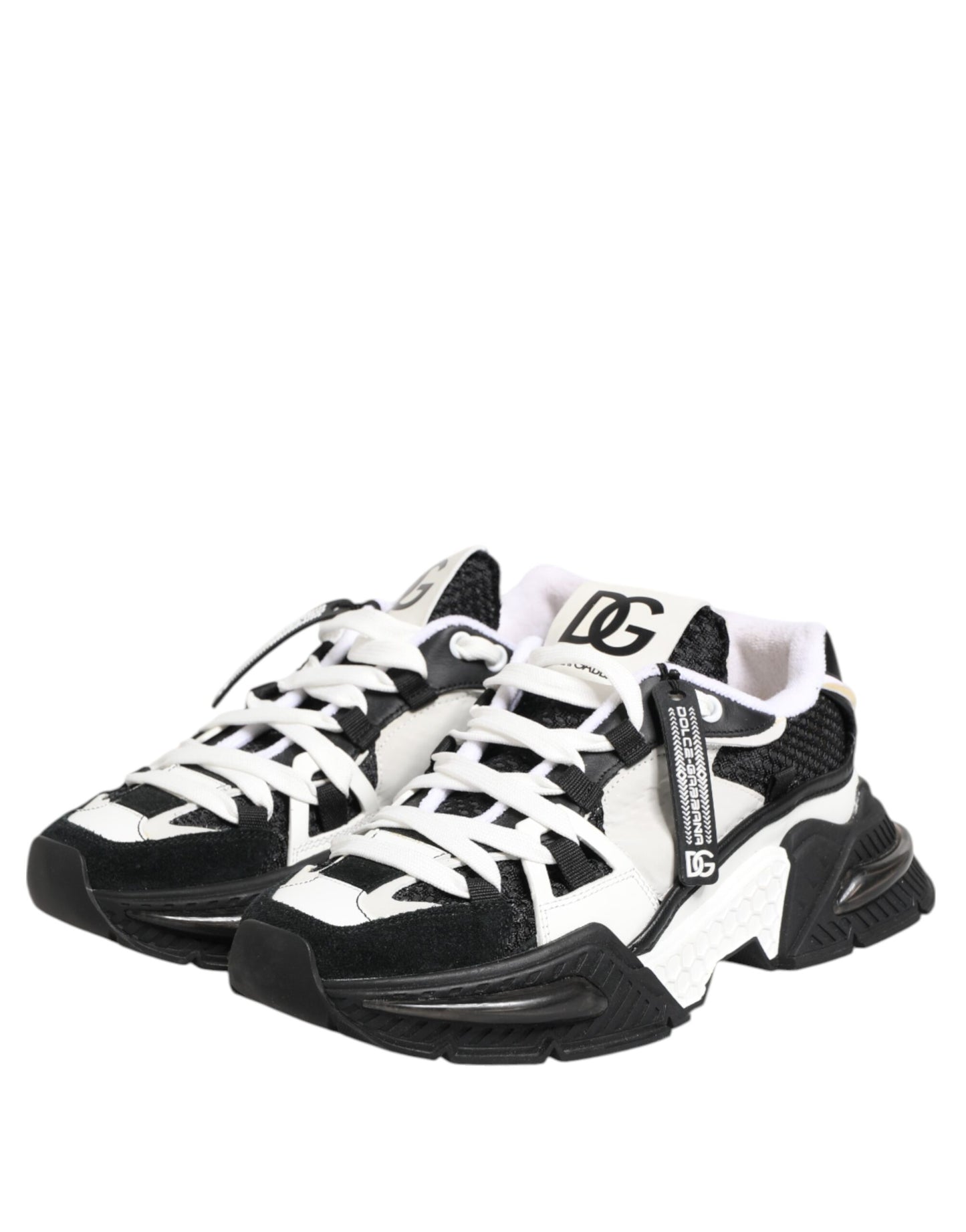 White Black Logo Airmaster Sneakers Shoes