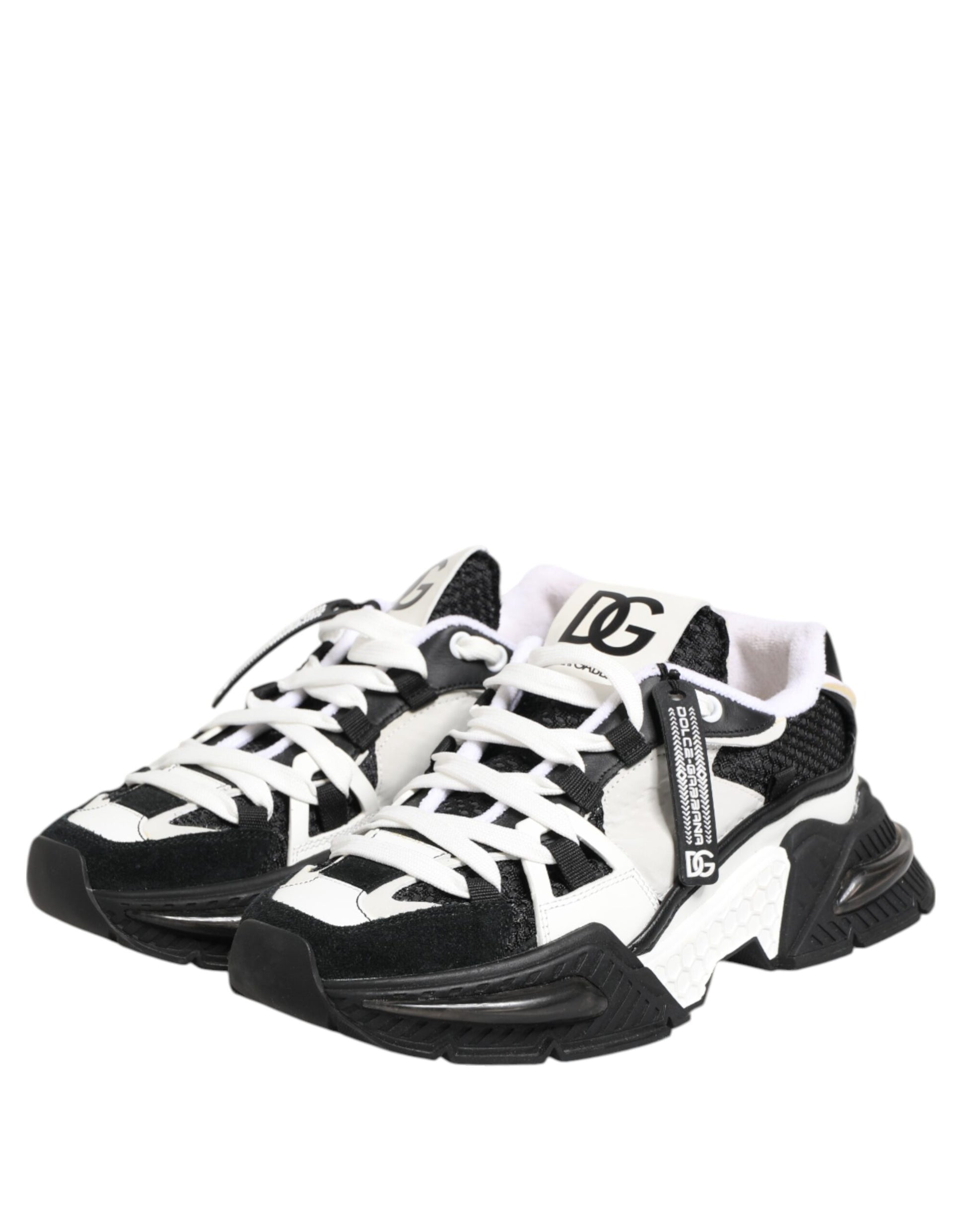 White Black Logo Airmaster Sneakers Shoes