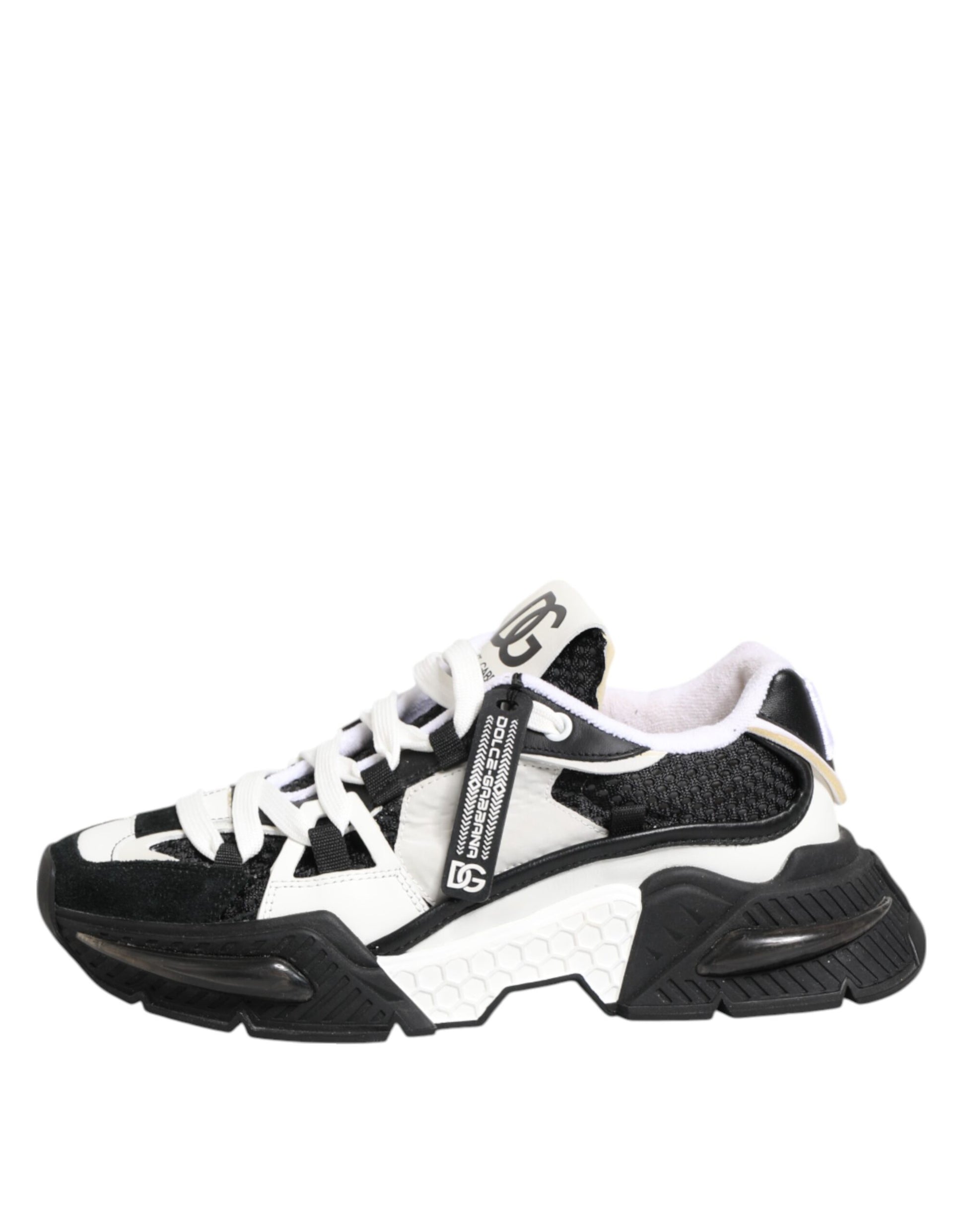 White Black Logo Airmaster Sneakers Shoes