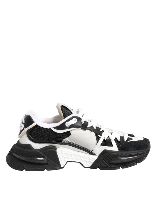 White Black Logo Airmaster Sneakers Shoes