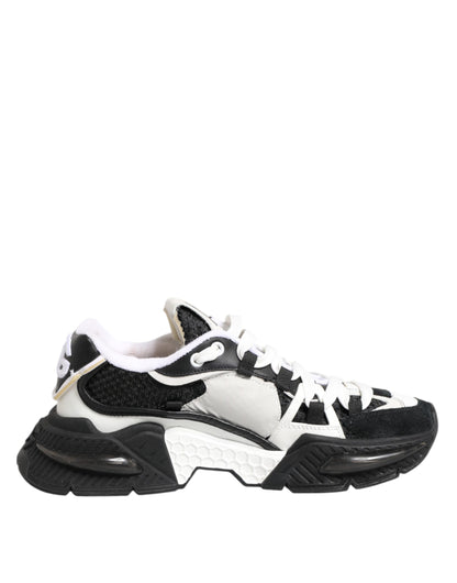 White Black Logo Airmaster Sneakers Shoes