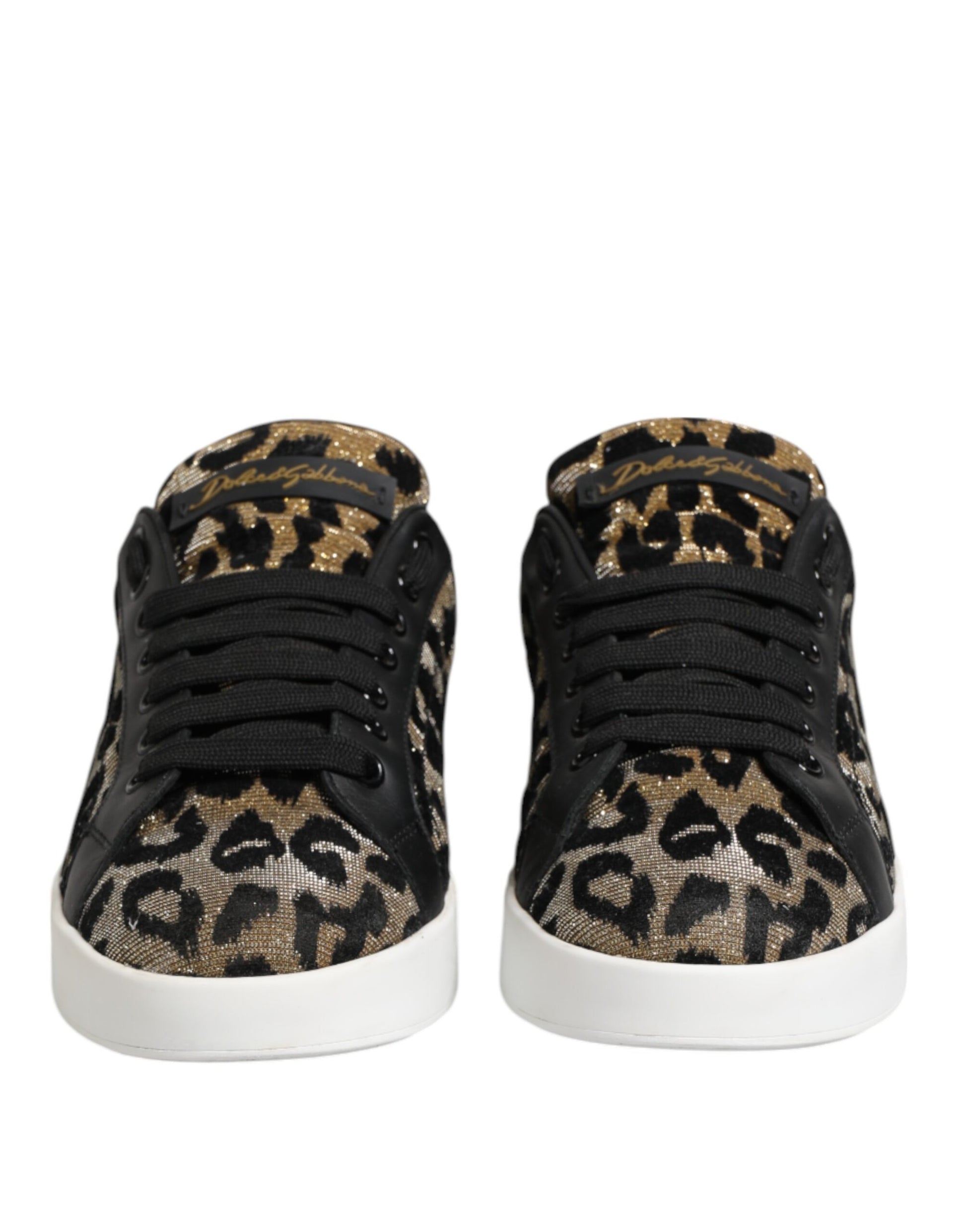 Brown Leopard Portofino Low Top Sneakers  Shoes