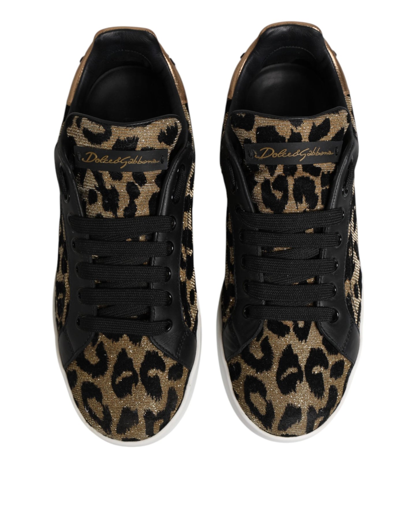 Brown Leopard Portofino Low Top Sneakers  Shoes