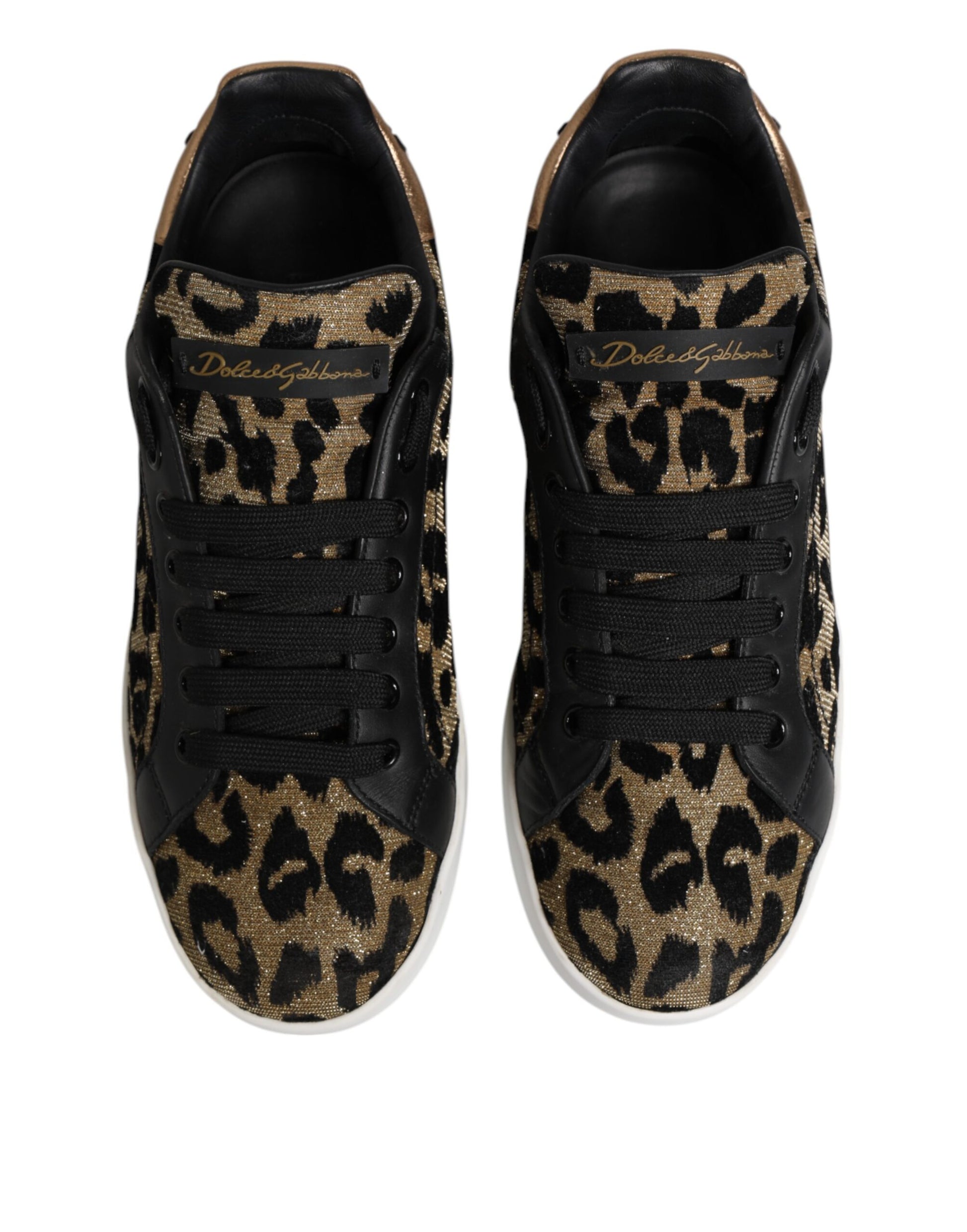 Brown Leopard Portofino Low Top Sneakers  Shoes