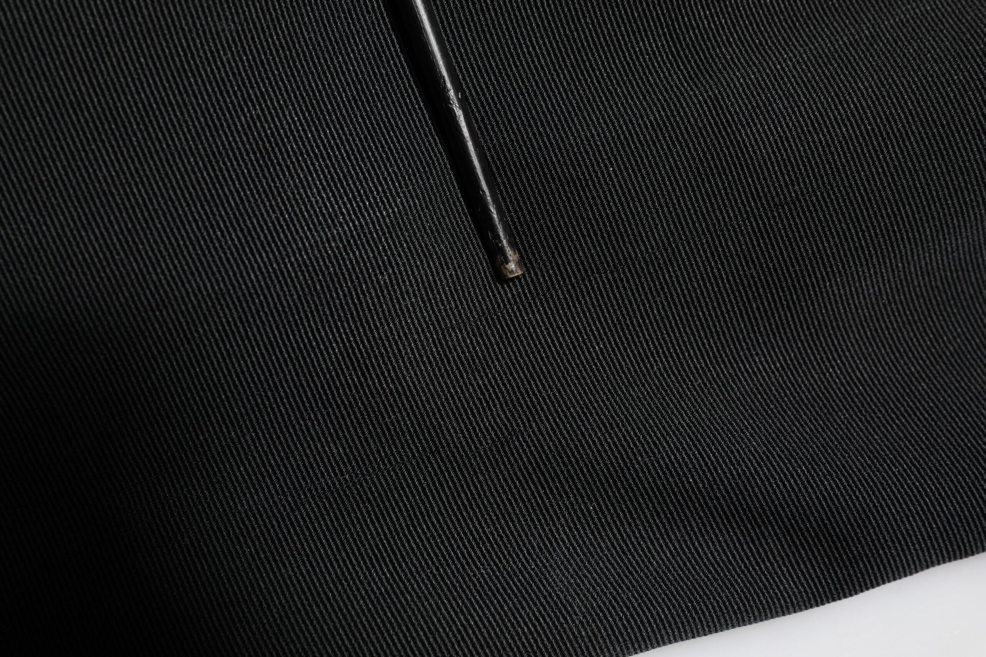 Black Acetate HighWaist Tapered Trouser Pants