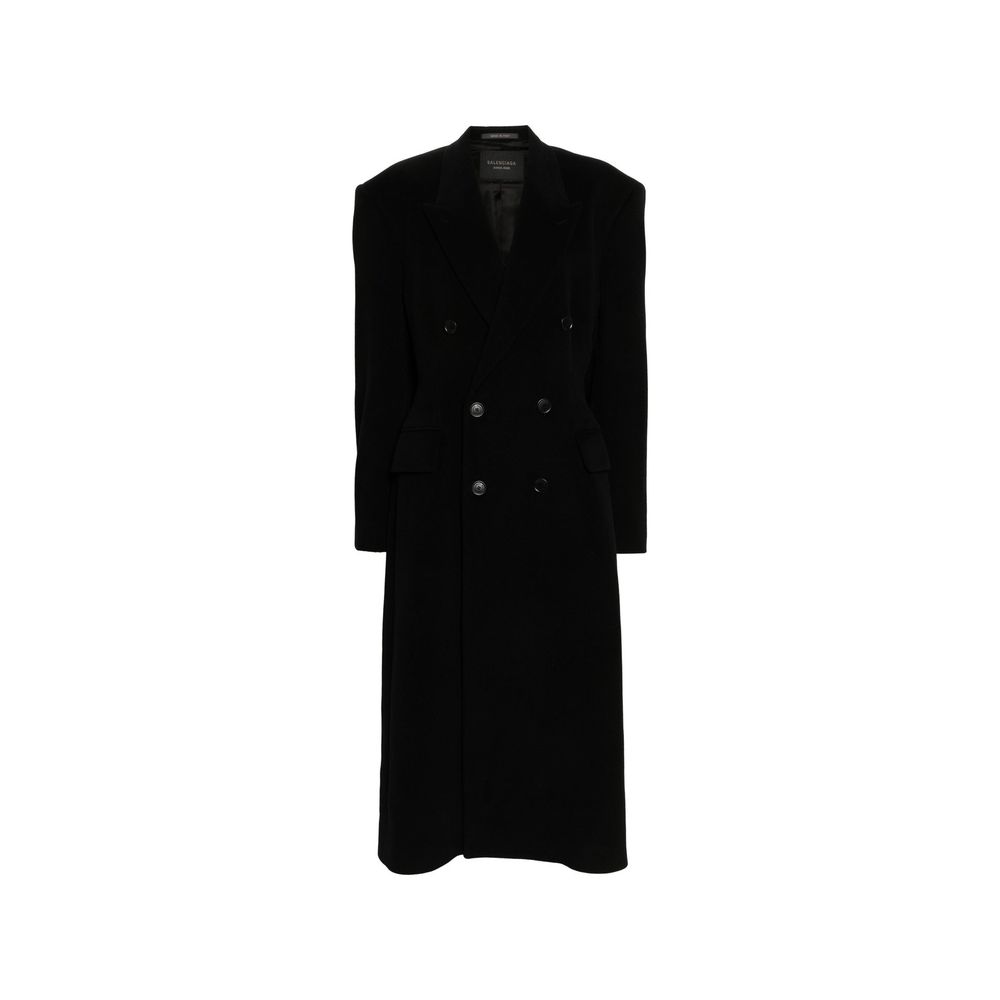 Cashmere And Wool Cinched Coat