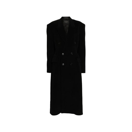 Cashmere And Wool Cinched Coat