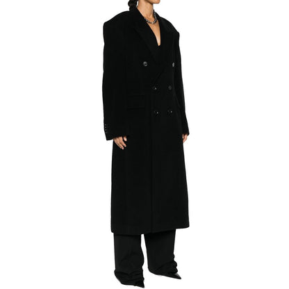 Cashmere And Wool Cinched Coat