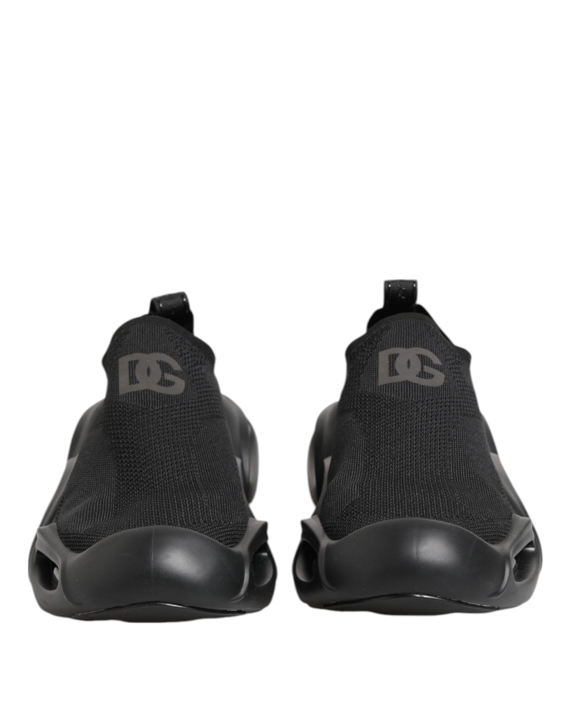Black Slip On Wave Low Top Men Sneaker Shoes