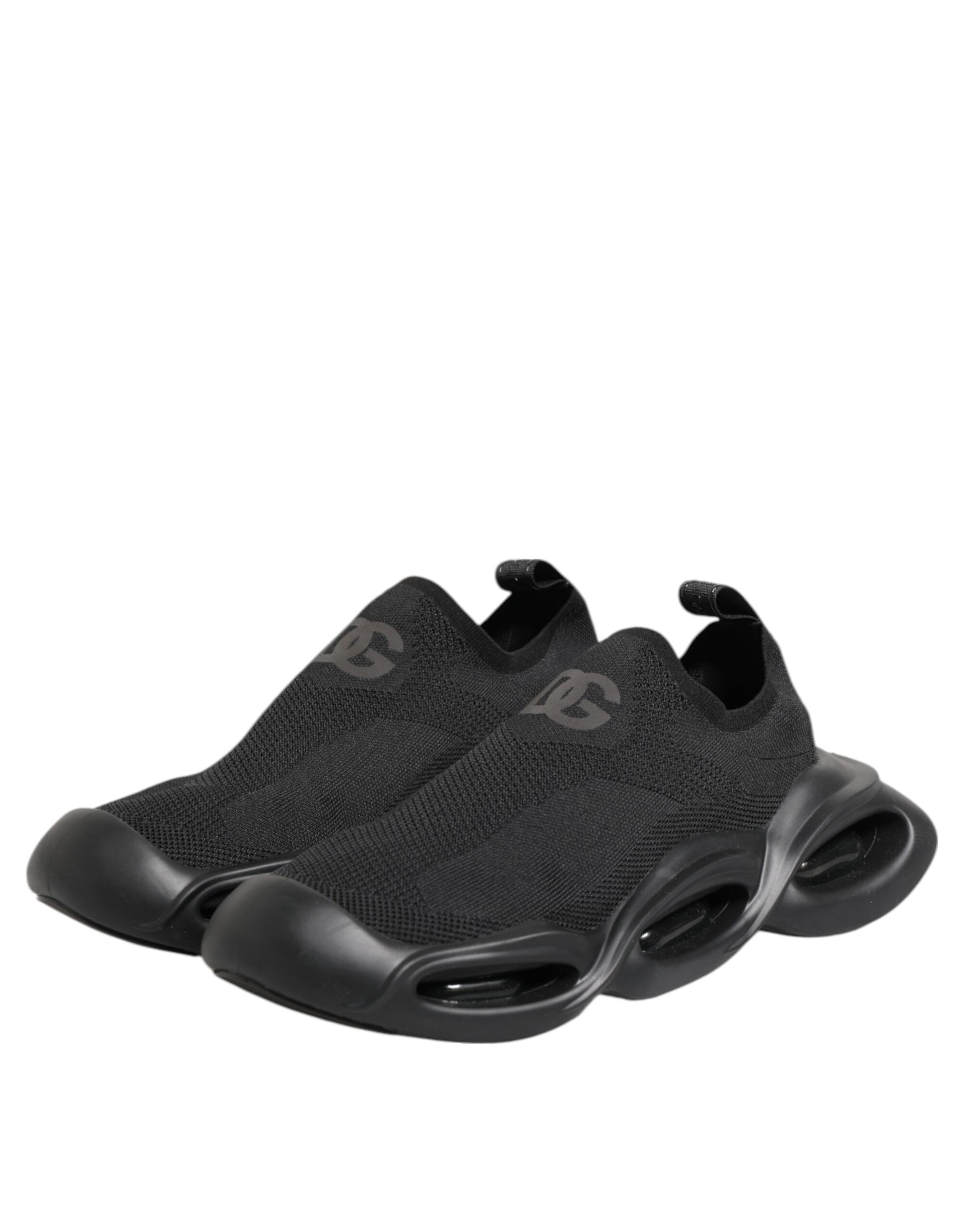 Black Slip On Wave Low Top Men Sneaker Shoes