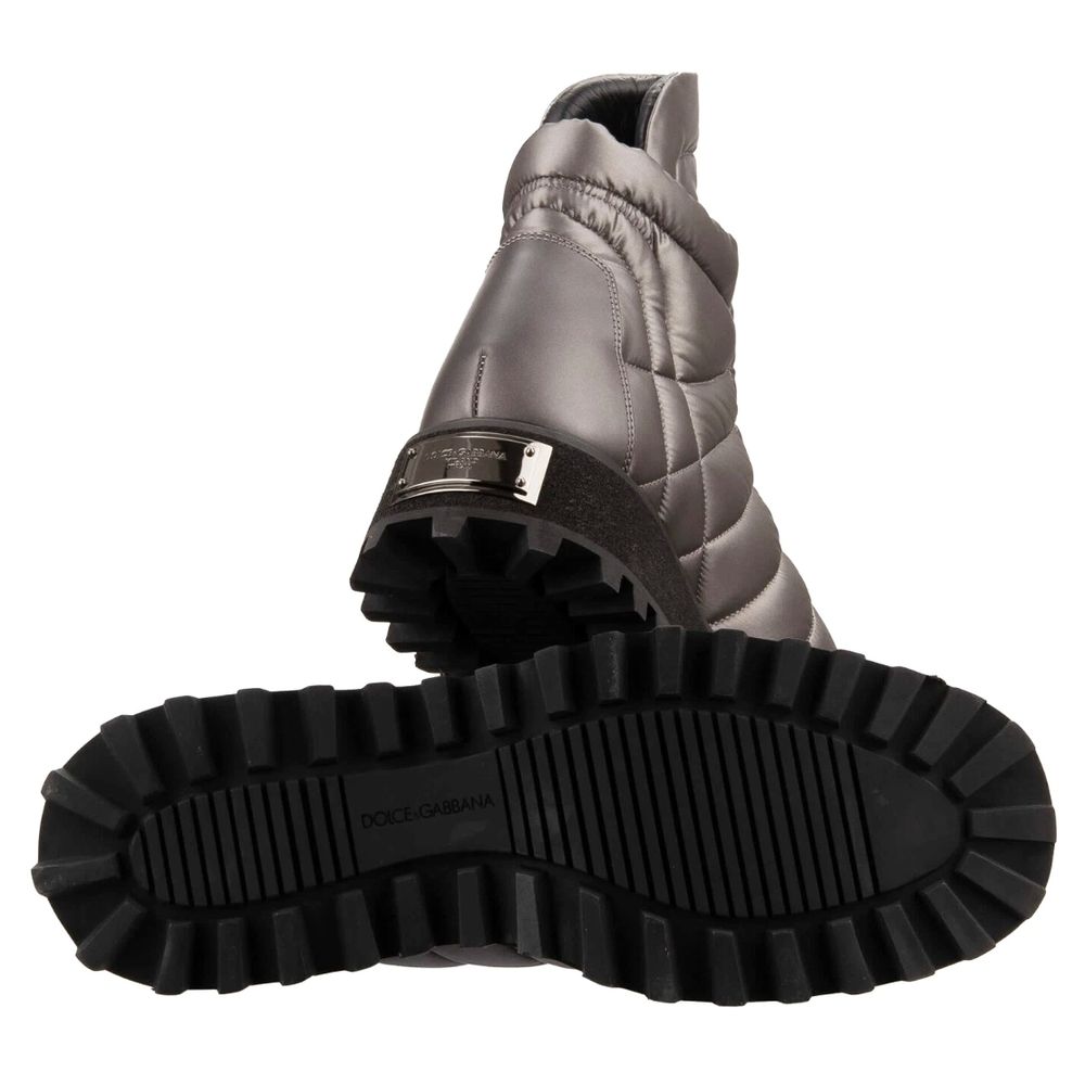 Gray Nylon Boot