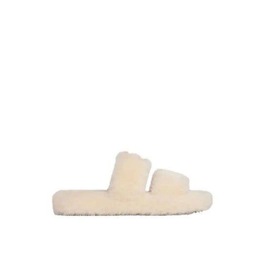 Fur Triomphe Shearling Slides