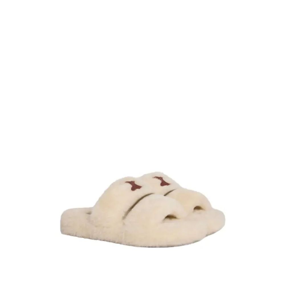 Fur Triomphe Shearling Slides