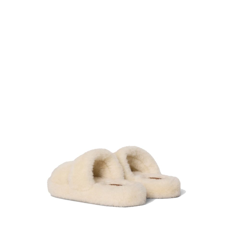 Fur Triomphe Shearling Slides