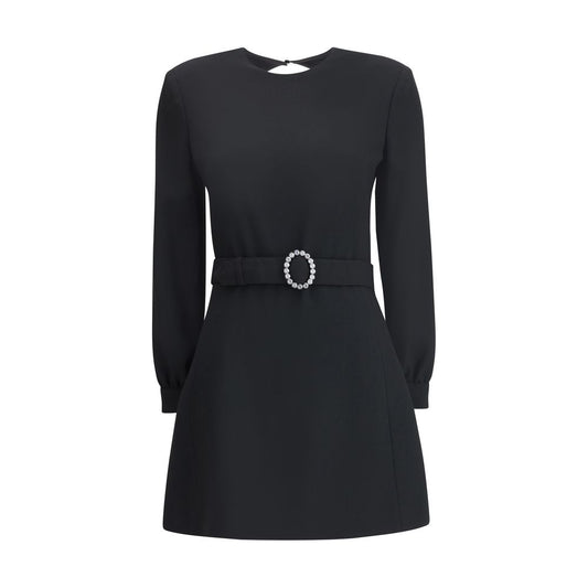 Sablè mini Dress with cut nude back
