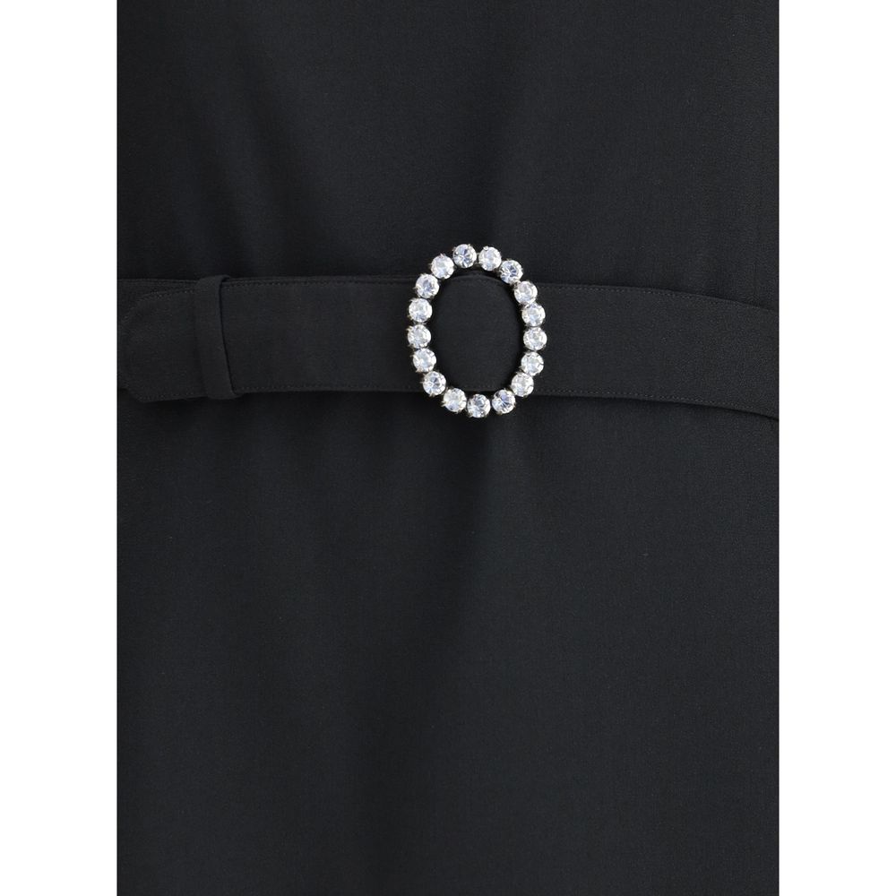 Sablè mini Dress with cut nude back