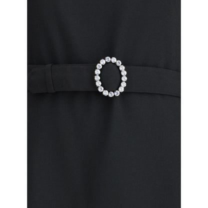 Sablè mini Dress with cut nude back