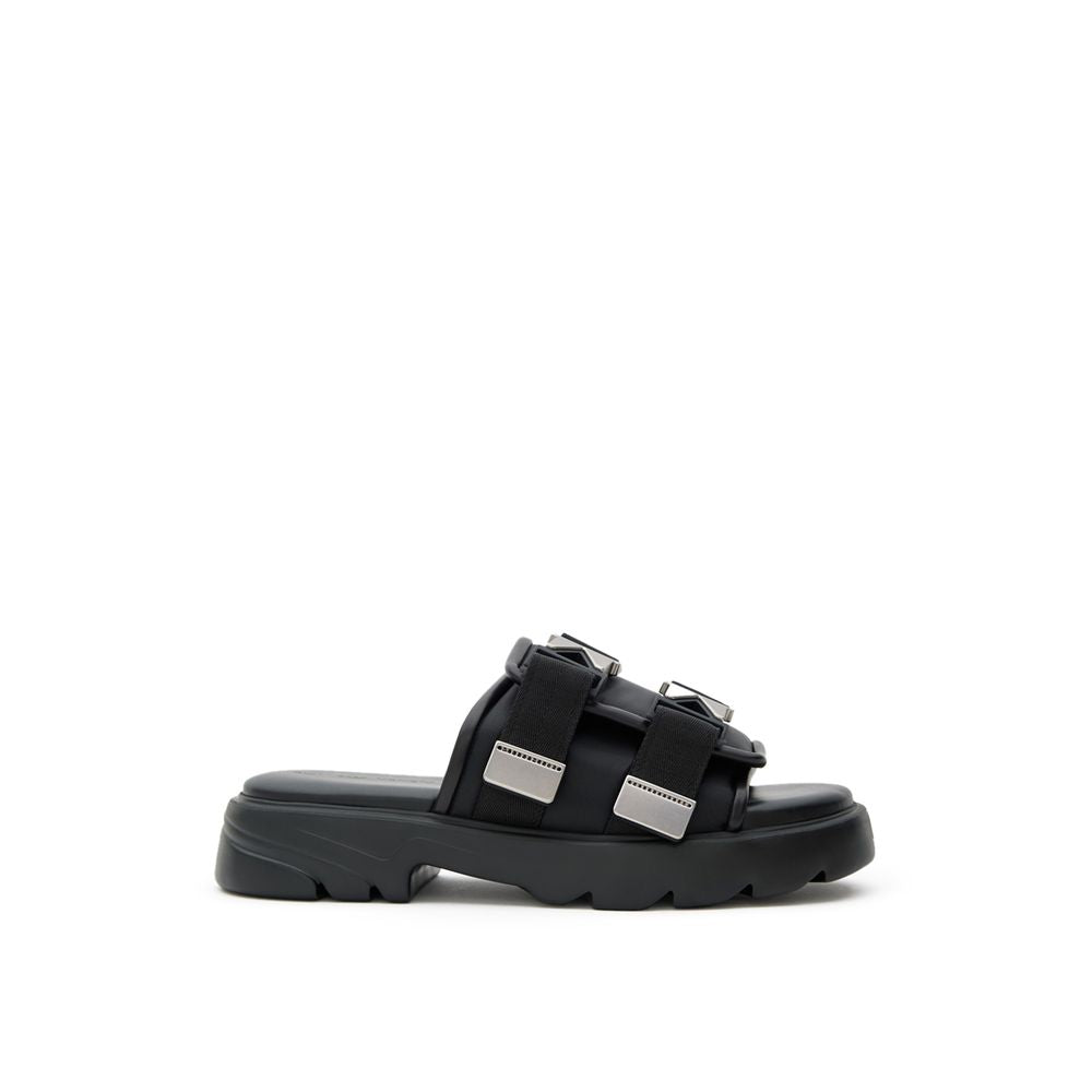 Black Cotton Slipper