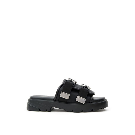 Black Cotton Slipper