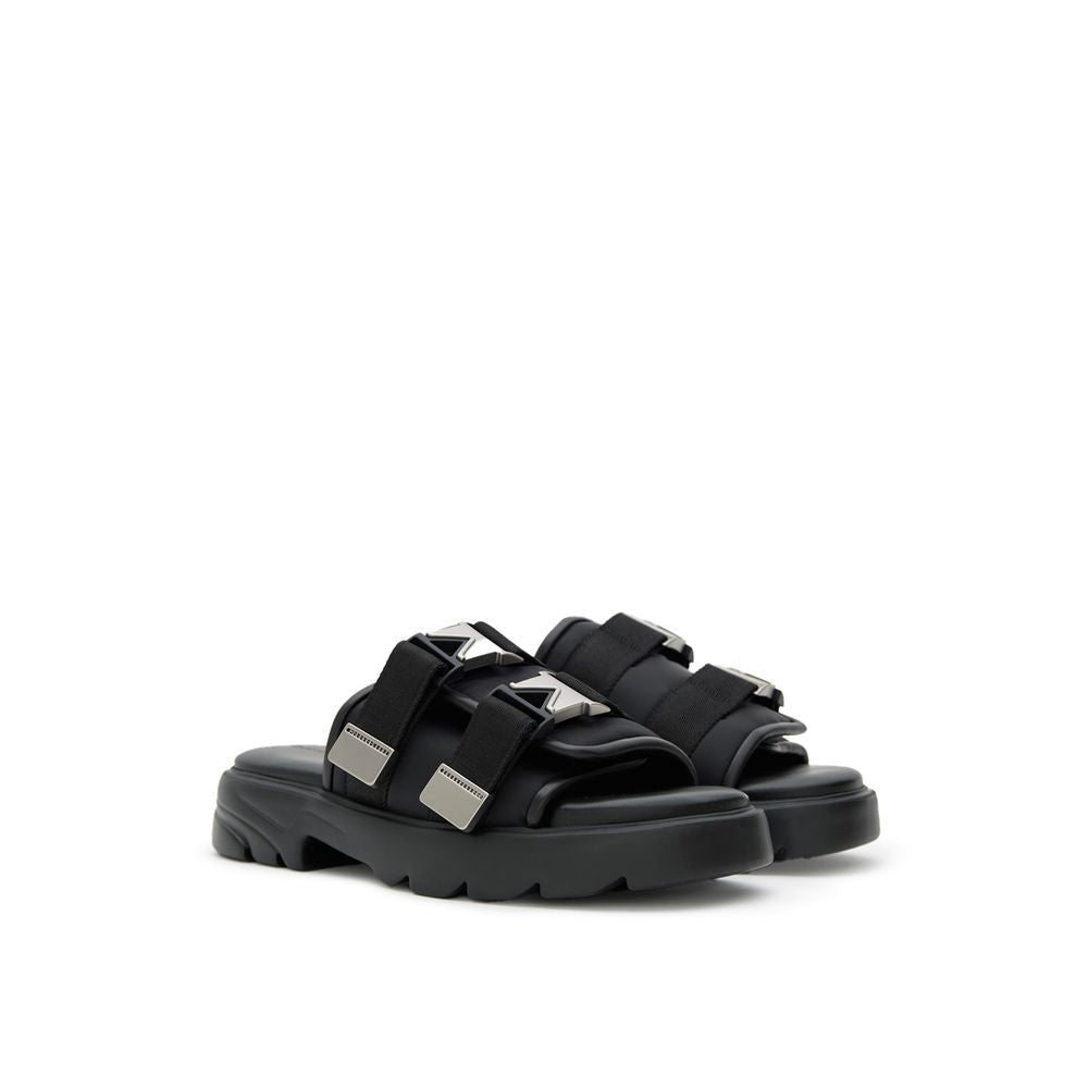 Black Cotton Slipper